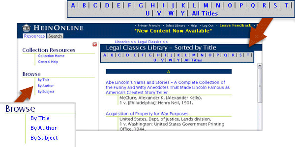 heinonline legal classics