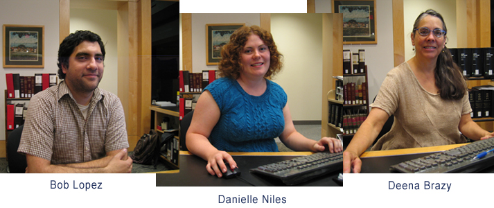 New part-time library assistants, September 2011