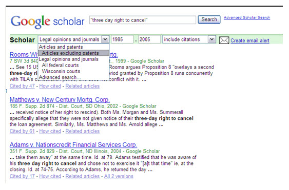 Article search