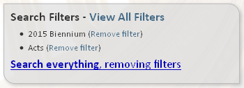 search filters