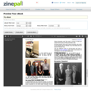 Zinepal screenshot