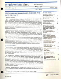 Employment alert cover