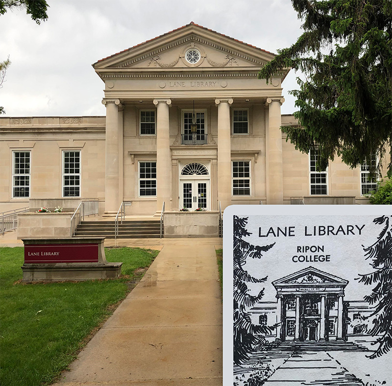 lane library with bookplate image