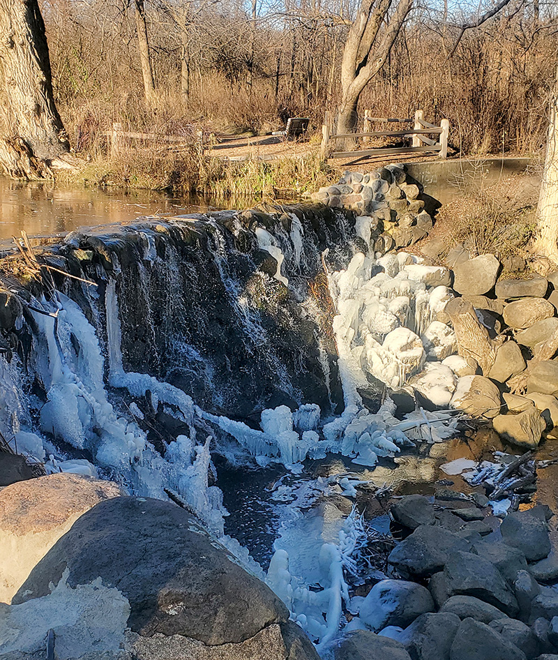Waterfall at Wehr Nature Center