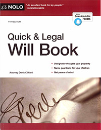 quick and legal will book